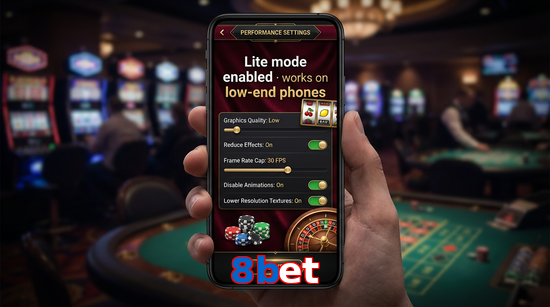 Payment and PKR controls in 8Bet
