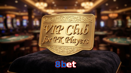 Main screen of 8Bet vip page for PK players